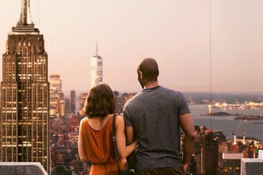 New York's iconic, Top of the Rock Observation Deck