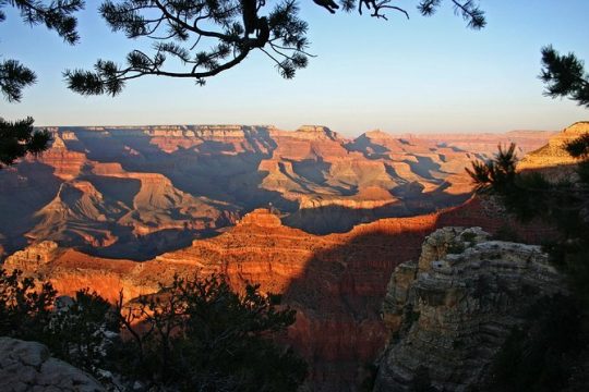 Sunset in the Grand Canyon from Sedona