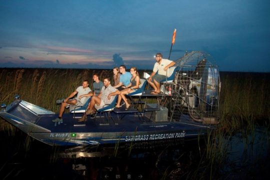 Florida Everglades Private Night Airboat Ride Tour