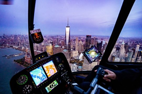 Private NYC Helicopter Sightseeing Charter with Champagne from Manhattan