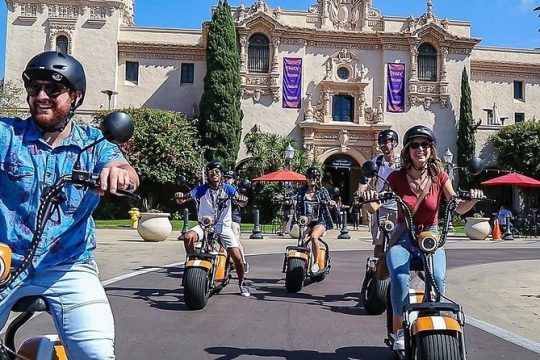 2 Hour GPS Guided Scooter Tour: Downtown & Balboa Park