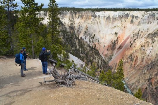 Private Full-Day Grand Canyon of Yellowstone Hiking Adventure (up to 8 people)