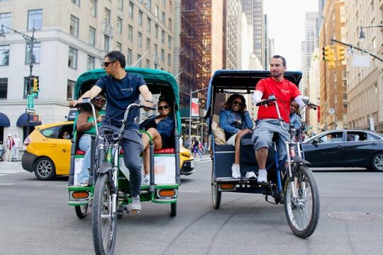 Central Park Celebrity and Movie Sites Pedicab Tour