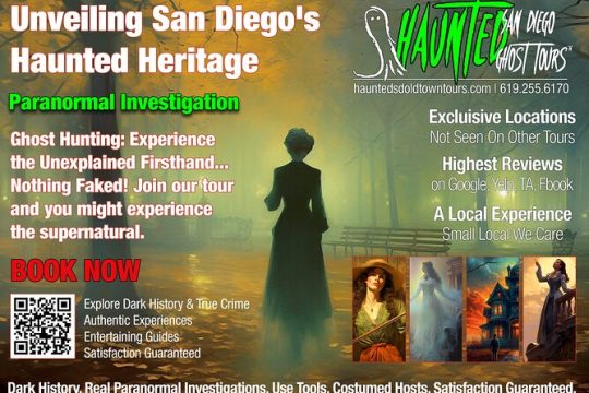 Paranormal Investigation History & Ghost Tour Old Town San Diego