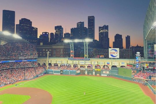 Houston Astros Baseball Game Ticket at Minute Maid Park