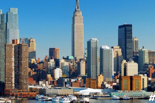 New York in One Day Guided Sightseeing Tour (includes bus, walking tour and ferry ride!)
