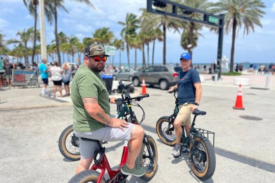 90 min Guided Electric Bike Tours of Greater Fort Lauderdale