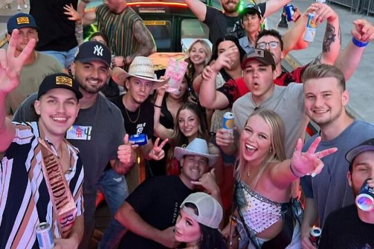 Nashville 2 Hour BYOB Open Air Party Bus Tour with DJ & Bartender