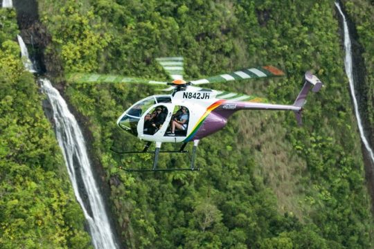 60-minute Guided Doors-Off Helicopter Tour in Kauai