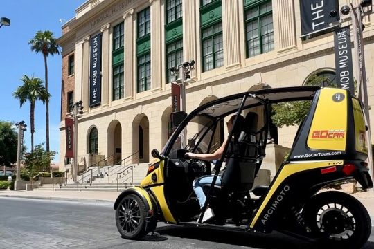 2 Hour Mob History Tour in a talking GoCar with Mob Museum Entry