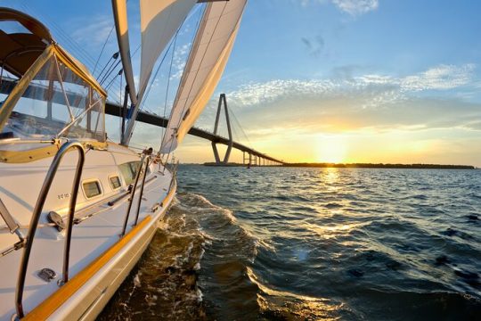 Charleston Private Luxury Sunset Cruise on a Sailing Yacht