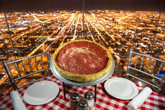 Skydeck Chicago Pie in the Sky Dining Experience